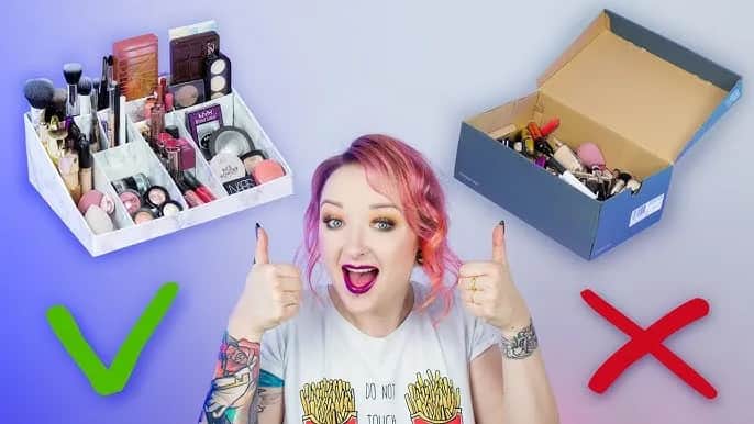 Jak zrobić organizer na kosmetyki - proste i tanie sposoby na porządek